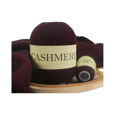 Imagem de Gorro De Bebê Em Lã De Cashmere, 3 Peças De Fios De Crochê Tricotados 