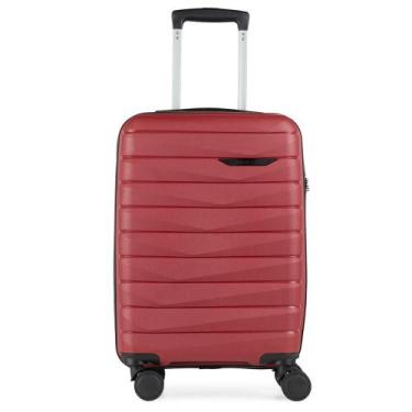 Imagem de Mala de Bordo 10 kg Polipropileno 4 Rodas Route Vinho, P, Vinho