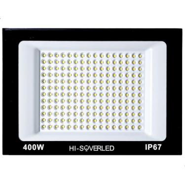 Imagem de Refletor Led 400w Holofote Bivolt Prova Dágua Ip67 Branco Frio - Hi-So