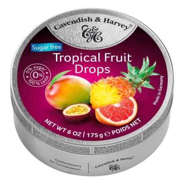 Imagem de Bala Frutas Tropicais sem Açúcar Cavendish e Harvey 175g