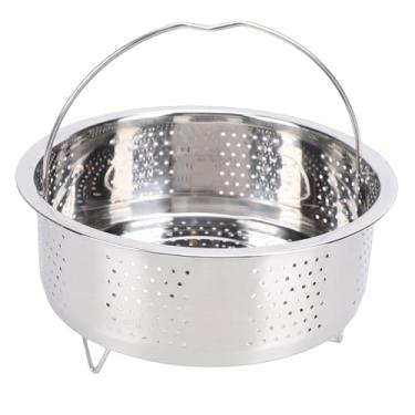 Imagem de Depisuta Cesta de Vapor de Aço Inoxidável, Cesta de Vapor de Vegetais Com Alça, Inserção de para Panela de Arroz, para Cozinhar Legumes, Arroz, Frutos do Mar, Cozinha (20cm)