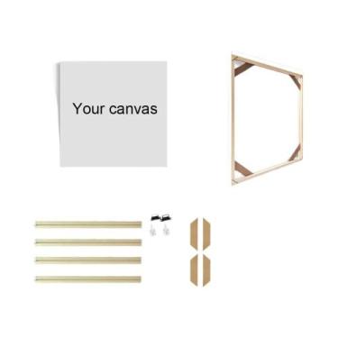 Imagem de Quadros De Parede Grandes Em Tela De Madeira 50x70 60x90 80x120cm Para