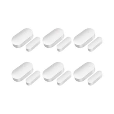 Imagem de Sensor De Porta Sem Fio Mini 433MHz Para Sistema De Alarme De Seguranç