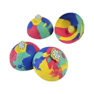 Imagem de Brinquedo Fidget Roller Camo Bouncing Ball Cloud Buckle Com Luz Para C