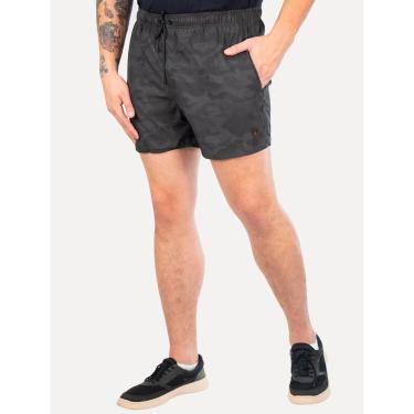 Imagem de Short Reserva D'Água Beachwear Estampado Camuflado Fla Preto-Masculino