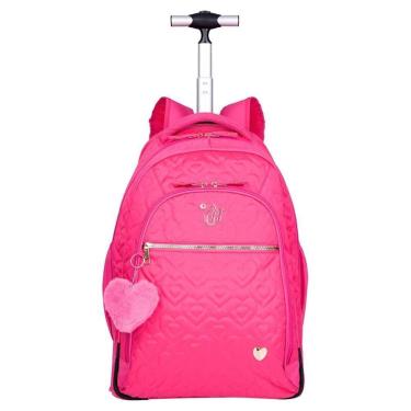 Imagem de Mochila Sestini Capricho com Carrinho Crush Rosa-Unissex