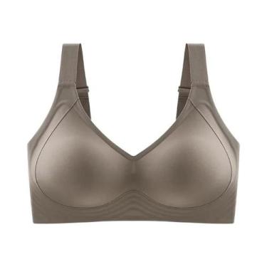 Imagem de Sutiã De Dormir plus Size 6XL Para Seios Grandes, Sem Aro De Aço, Anti