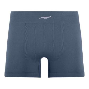 Imagem de Cueca Boxer Sem Costura Azul Índigo - Zee Rucci, P