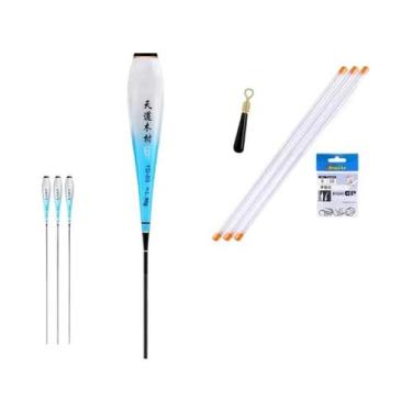 Imagem de Boia Luminosa Nano Para Pesca (3 Peças) Com Tubos, Sem Cauda, Para Rio