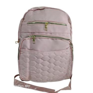 Imagem de Bolsa de Nylon Impermeável Moda Feminina - F1650, Rosa