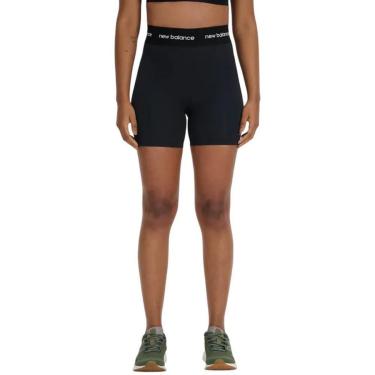 Imagem de Bermuda New Balance Sport Essentials Active Preta Feminina-Feminino