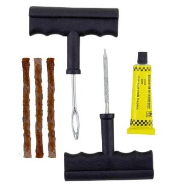 Imagem de Kit Reparo De Pneu S/ Câmara 3 Macarrões Carro Moto e Outros - Friburg