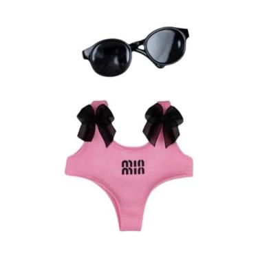 Imagem de Maiô com anel de natação para 3.0 Labubu V1 V2 V3 roupa para acessório