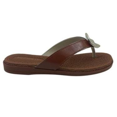 Imagem de Tamanco Rasteiras Conforto Piccadilly Marrom 513030 - Ocre 40-Feminino