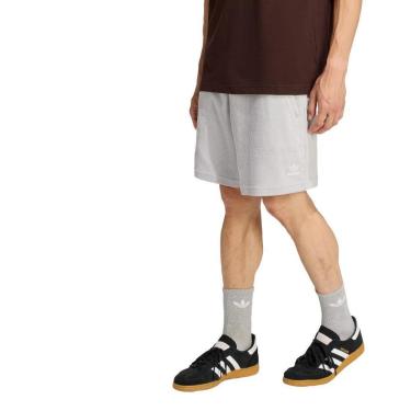 Imagem de Shorts Waffle Essentials Trefoil Adidas Masculina-Masculino