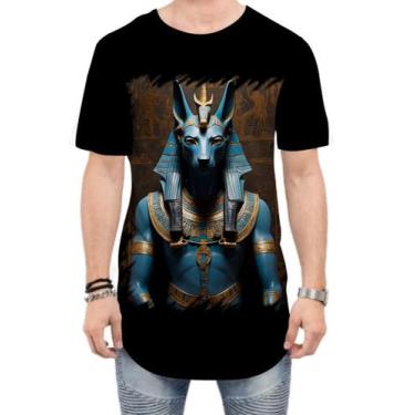 Imagem de Camiseta Longline Deus Egípcio Anubis Mortos 2 - Kasubeck Store®, GG