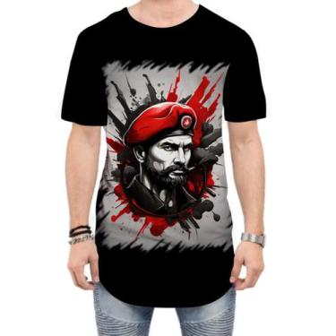 Imagem de Camiseta Longline Boina Comunista Vermelha 1 - Kasubeck Store®, G