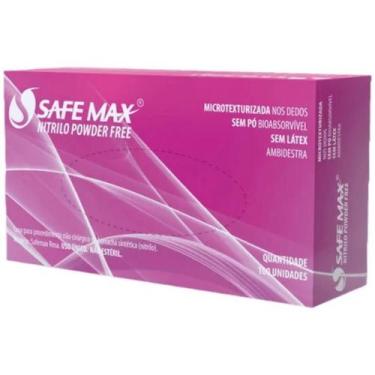 Imagem de Luvas proced nitrilo s pó safemax rosa 100un - Supermax, XP
