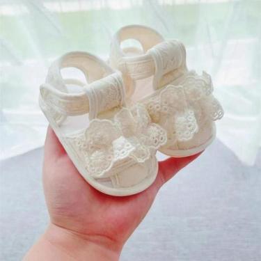 Imagem de Sandálias De Verão Para Bebê Menina 0-1 Ano Sapatos De Caminhada Respi