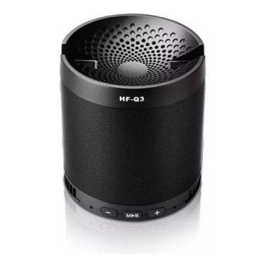 Imagem de Caixa de Som Portátil Q3 Bluetooth MP3 FM SD USB Viva-Voz Bateria 9h R