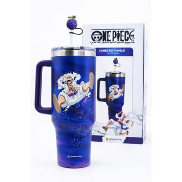 Imagem de Canecão Tumbler e Pingente Luffy Gear V  Térmico One Piece - Zona Cria
