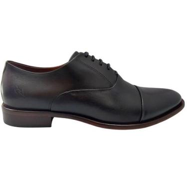 Imagem de Sapato Social Couro OXFORD Republicanos Men's Shoes 18904, Preto, 38