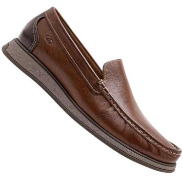 Imagem de Sapato Mocassim Democrata 252301 Masculino, Marrom, 41
