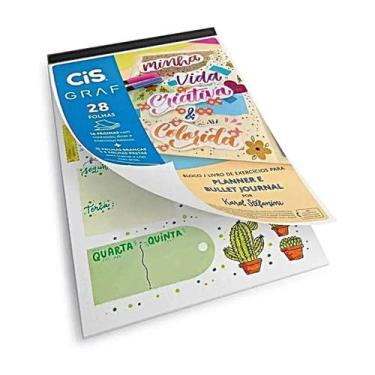 Imagem de Bloco Livro De Exercícios Para Planner Bullet Journal Lettering Karol 