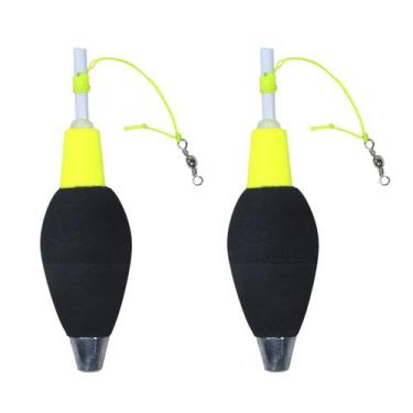 Imagem de Kit 2 Boias Torpedo Bombinha CL Pesca 22g 90% EVA Alta Sensibilidade, 
