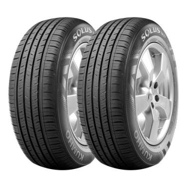 Imagem de Jogo 2 Pneus Kumho Aro 17 Solus TA31 215/55R17 94V, 5 anos Contra Defe