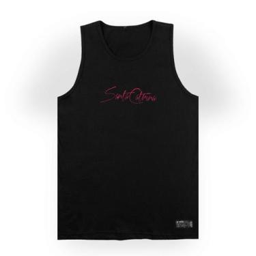 Imagem de Regata Masculina Prime WSS Brasil Santa Catarina (rosa), Preto, P
