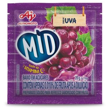 Imagem de Refresco em pó MID Sabor Uva 20g - MID®