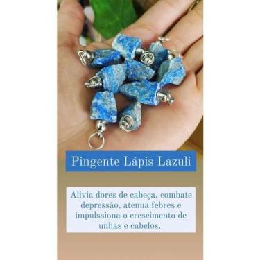 Imagem de Pingente de Pedra Rolada ou Bruta Diversos Modelos - Cristal Natural -