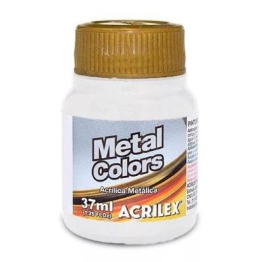 Imagem de Tinta P/Artesanato 37ml Metálica Branco 562 Tinta P/Artesanato 37ml Me