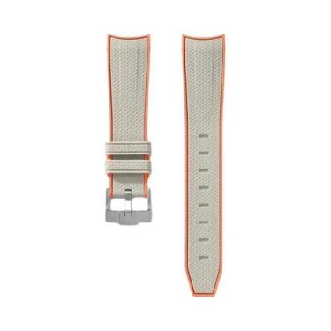 Imagem de Pulseira De Silicone Curvada De 20mm Para Omega X Swatch MoonSwatch Pl