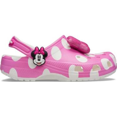 Imagem de Sandália Crocs Minnie Mouse Classic Clog T Multi, 22, Multi