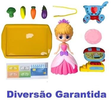 Imagem de Brinquedo Mini Kitchen Faz de conta Cozinheira e Princesa Tema:Mercado