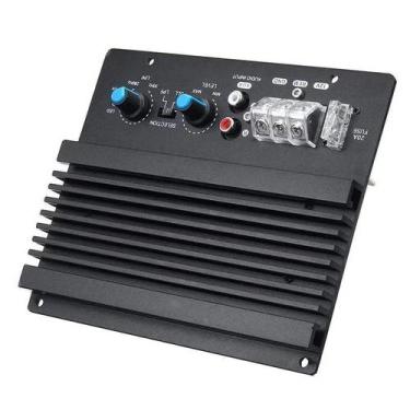 Imagem de Placa Amplificadora Universal 12V 600W Para Carro, Áudio Mono Potente,