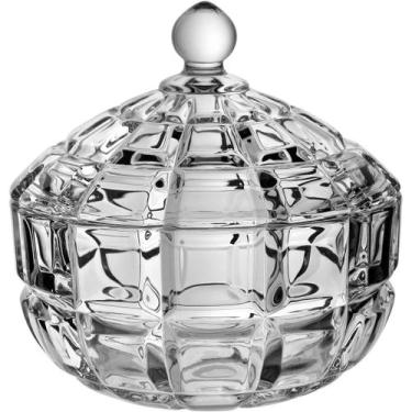 Imagem de Potiche Home&Co 17x18cm Eco Crystal Transparente Decoração Enfeite par