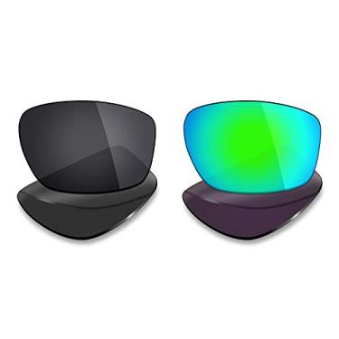 Imagem de 2 pares de lentes polarizadas de reposição da Mryok para óculos de sol Oakley Valve 2014 – Opções