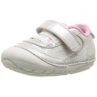 Imagem de Stride Rite Soft Motion Tênis casual Jazzy para bebês e meninas pequenas, Champanhe, 5 Toddler