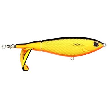 Imagem de Berkley Isca de pesca Choppo Topwater, ouro preto, 3/113.4 g, água superior de 105 mm, área de superfície de hélice aprimorada para máxima perturbação, equipada com gancho Sharp Fusion19
