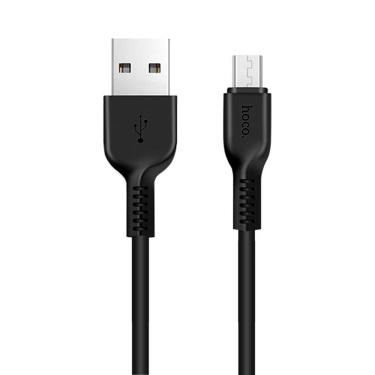 Imagem de Cabo Micro USB para USB em TPE com 2m Preto - Hoco