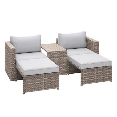 Imagem de Conjunto de Estar Pipa 5 Peças Ratan Just Home Collection