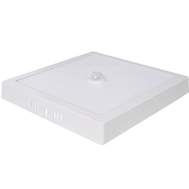 Imagem de Plafon de Sobrepor Led Bronzearte Painel Quadrado com Sensor de Movimento 18W 6500K Branco - RLMS29186BC
