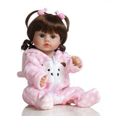 Boneca Bebe Reborn Laura Baby Gui 48 cm menino corpo algodão em Promoção é  no Buscapé