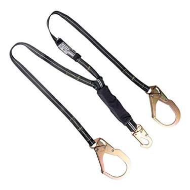 Imagem de Arnês e cordões de segurança - Proteção pessoal contra quedas (ANYARD DUAL 1,8 m FR, 1,8 m LIVRE DE CABEÇAS COM GANCHOS DE TRASEIRA)