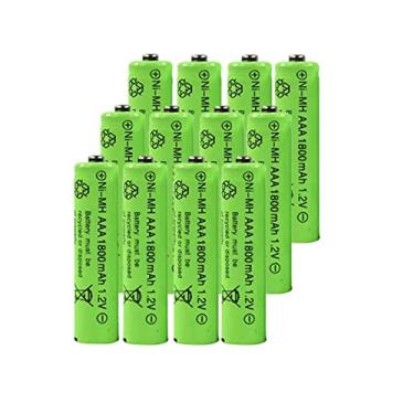 Imagem de CAESEA Bateria NI-MH AAA 1800 mAh 1.2V Controle Remoto de Luz Solar para Rato de Teclado - Recarregável 1800-AAA (12)