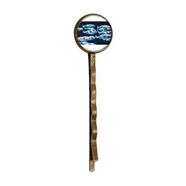 Imagem de Peixe Animal Marine Organismo Tropical Retro Metal Hair Bobby Pin Headwear