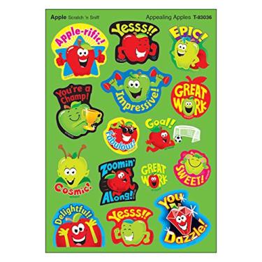 Imagem de Appealing Apples/Apple Mixed Shapes Stinky Stickers, 60 Count